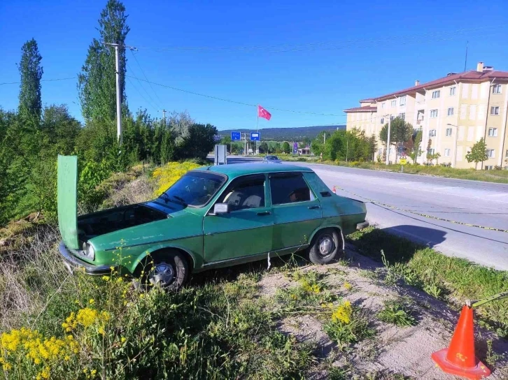 Hisarcık’ta araçta patlama: 1 ağır yaralı
