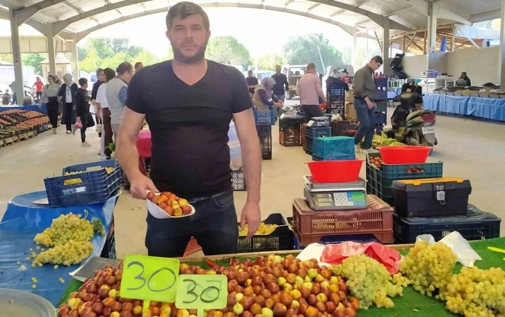 Hisarcık&rsquo;ta fiyatı 30 TL&rsquo;ye d&uuml;şen şifa deposu h&uuml;nnapa rağbet arttı
