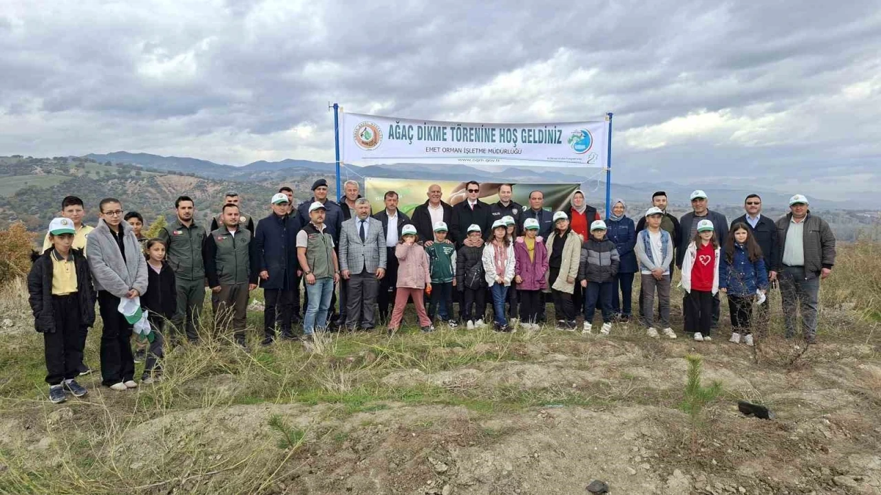 Hisarcık’ta Milli Ağaçlandırma Gününde 150 fidan toprakla buluştu
