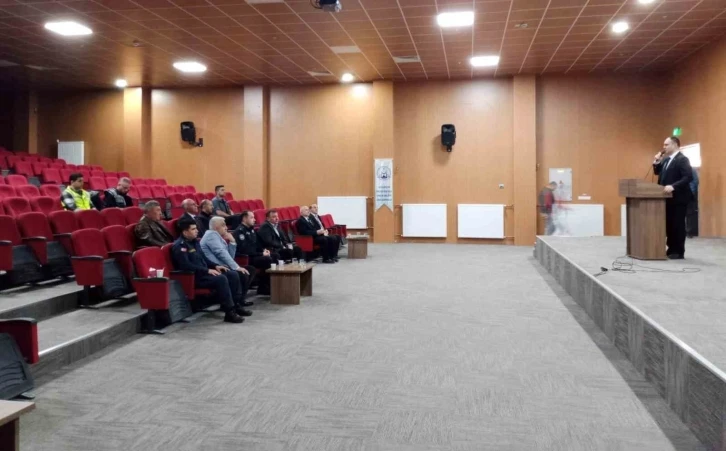 Hisarcık&rsquo;ta se&ccedil;im g&uuml;venliği toplantısı
