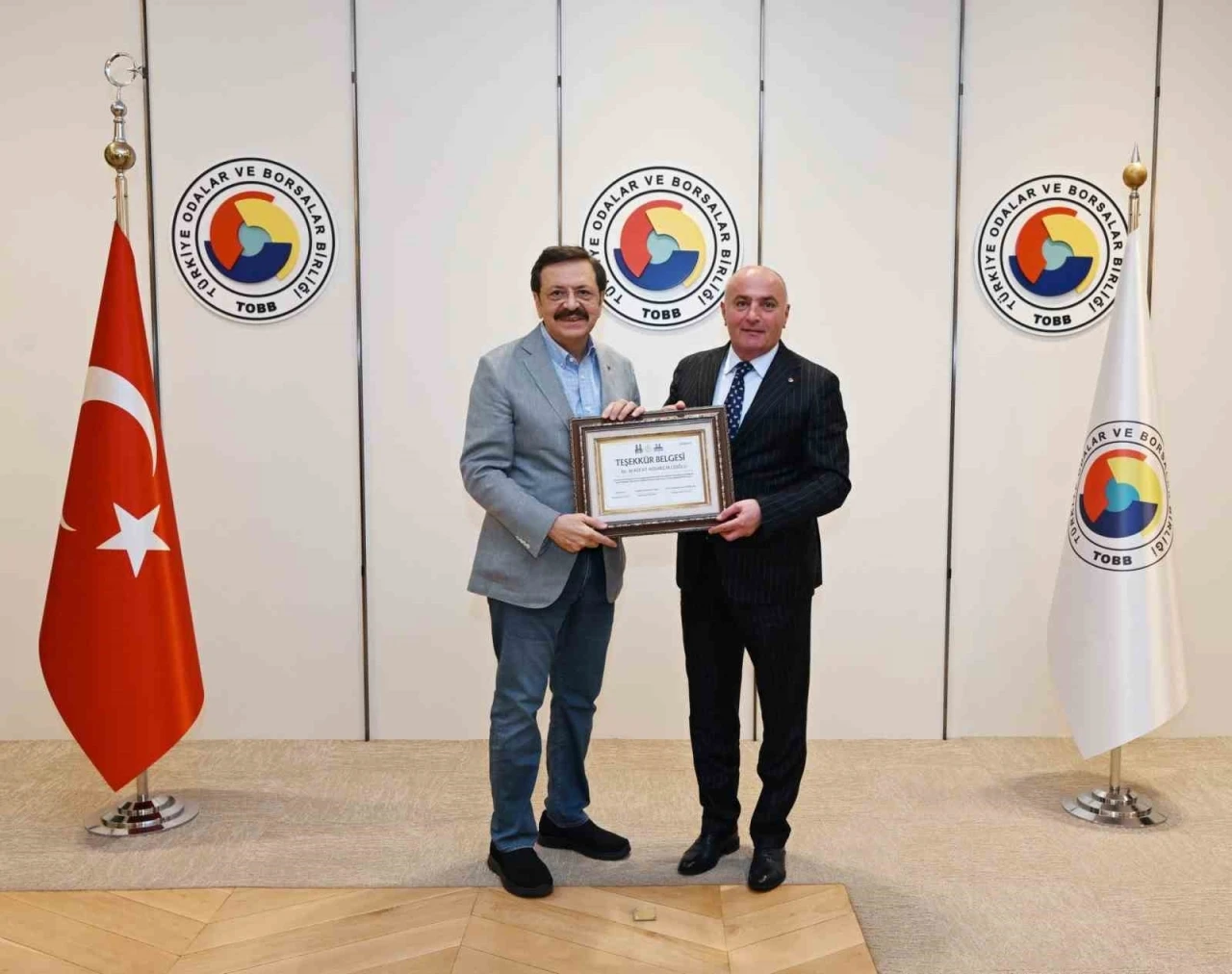 Hisarcıklıoğlu’na Palandöken Ekonomi Forumu teşekkürü
