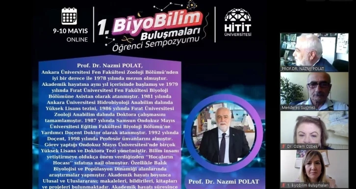 Hitit Üniversitesi &quot;1. BiyoBilim Buluşmaları&quot; öğrenci sempozyumu tamamlandı
