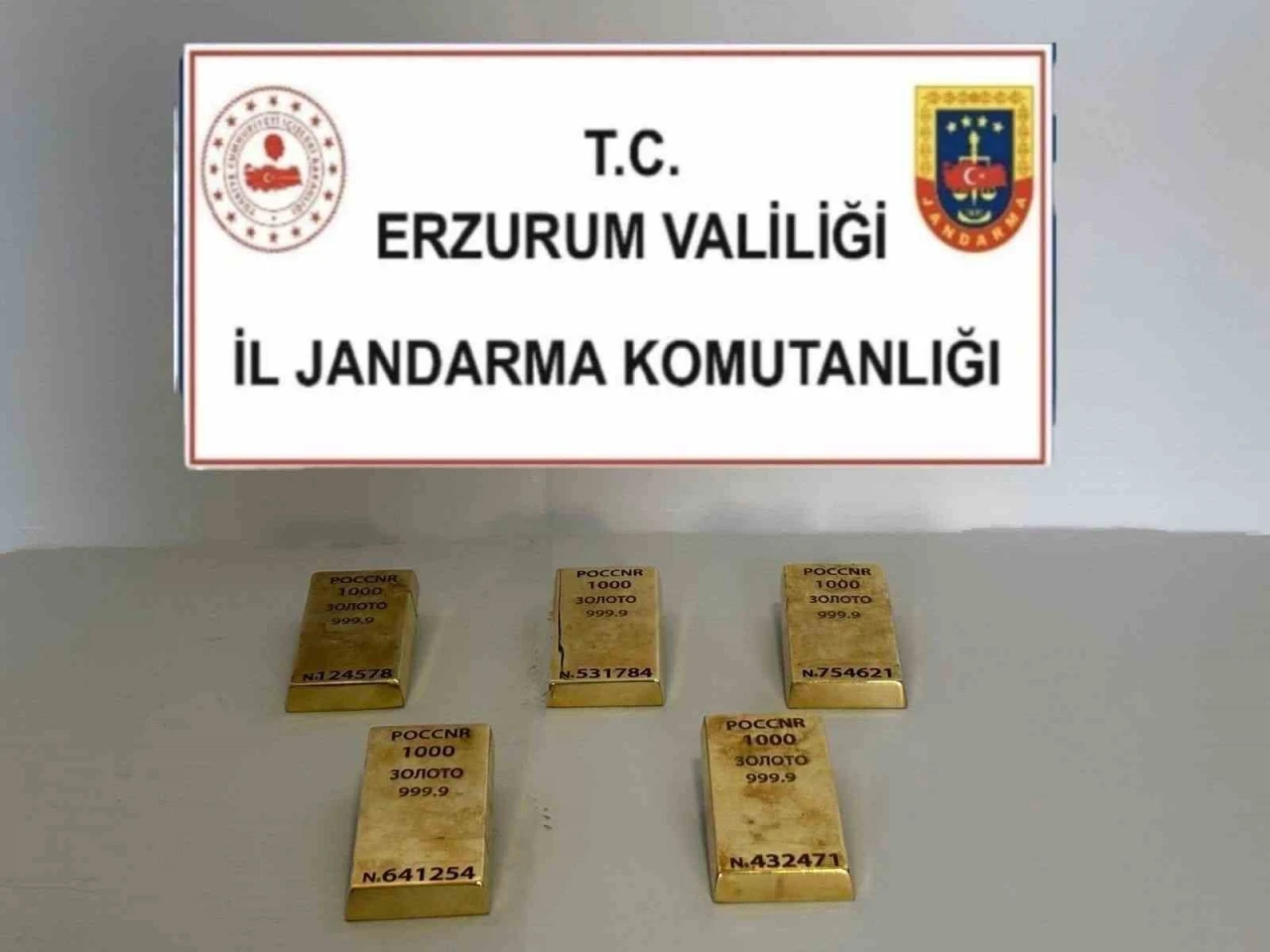 Horasan’da altın operasyonu
