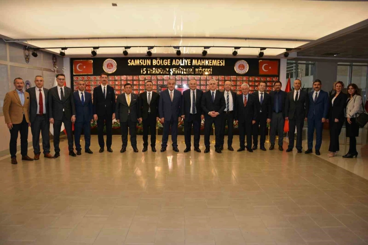 HSK üyelerinden Samsun adliyelerine ziyaret
