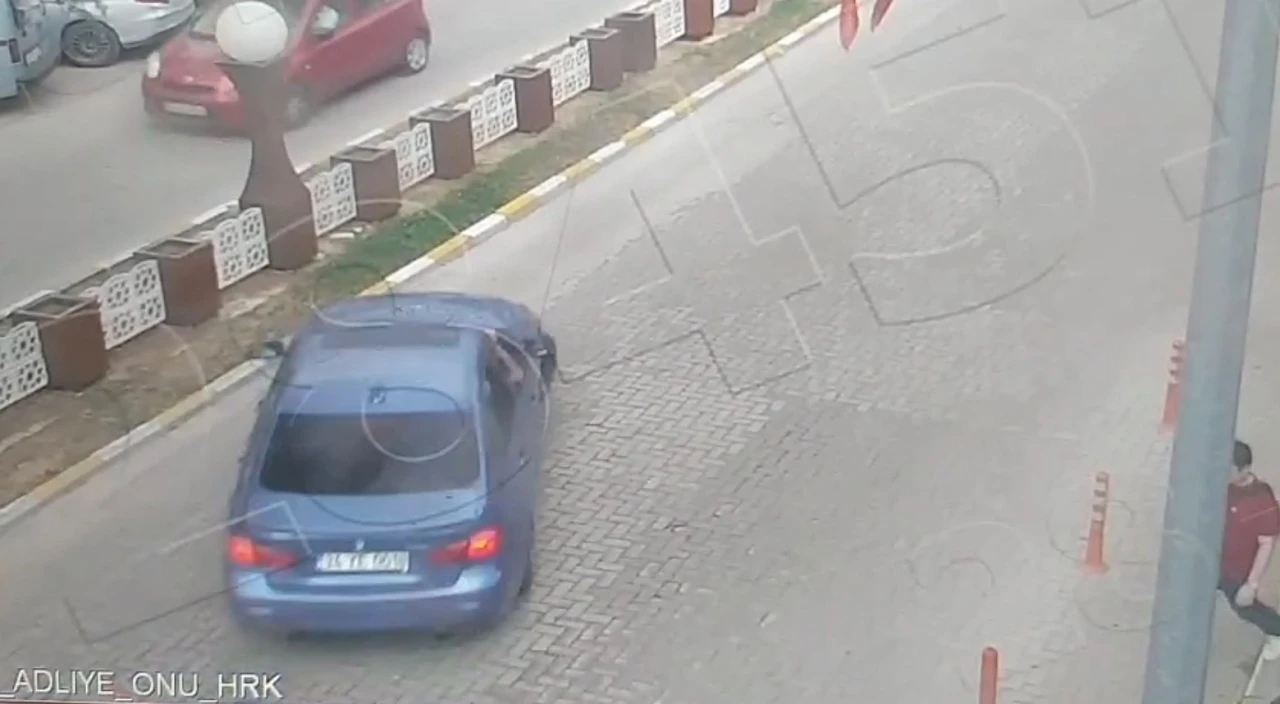 Hükümet konağı önündeki drifte 74 bin 935 TL ceza
