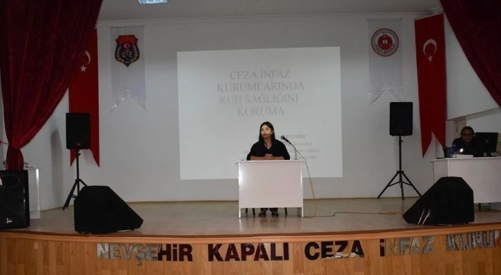 H&uuml;k&uuml;ml&uuml; ve tutuklulara ruh sağlığı anlatıldı
