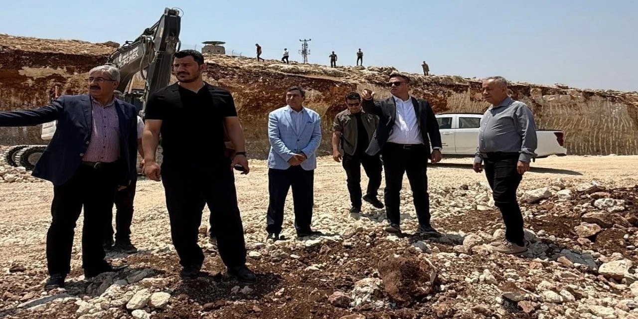 İdil&rsquo;deki şantiye ve konkas&ouml;r tesisinde inceleme
