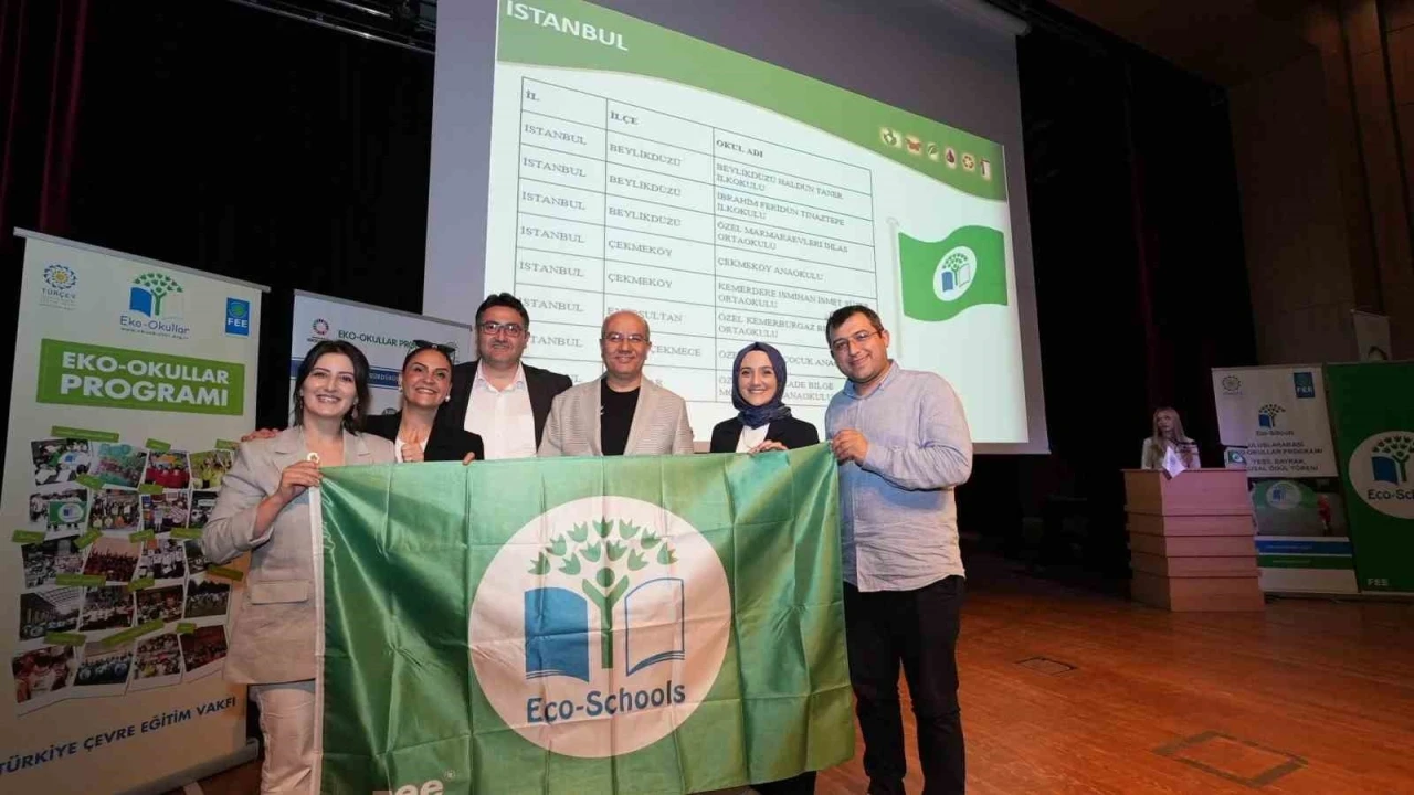 İhlas Kolejinde uluslararası &ccedil;evre başarısı: Eco-Schools yeşil bayrak &ouml;d&uuml;l&uuml;
