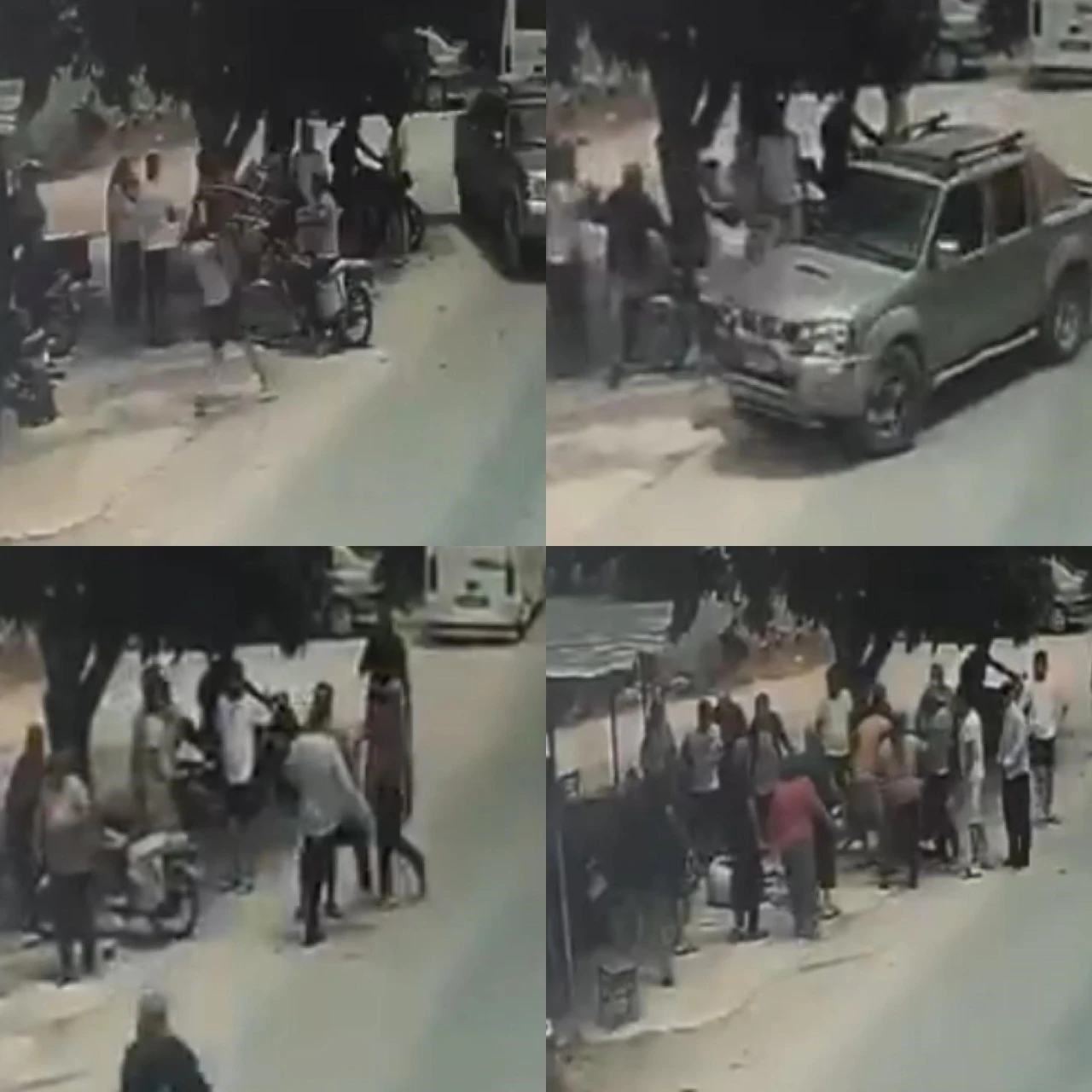 İki farklı olayda araçla insanlara çarptılar: O anlar kamerada
