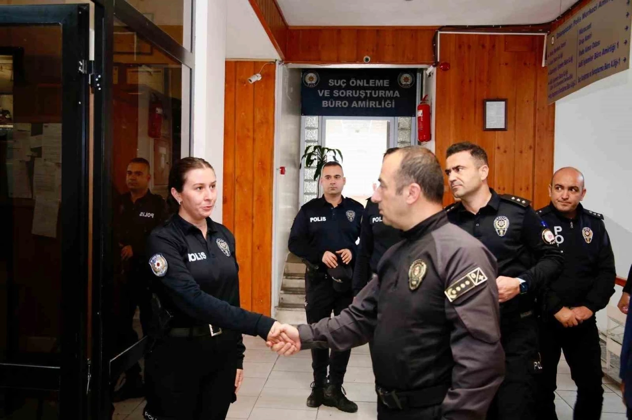 İl Emniyet Müdürü Yılmaz’dan polis merkezi amirliklerine ziyaret
