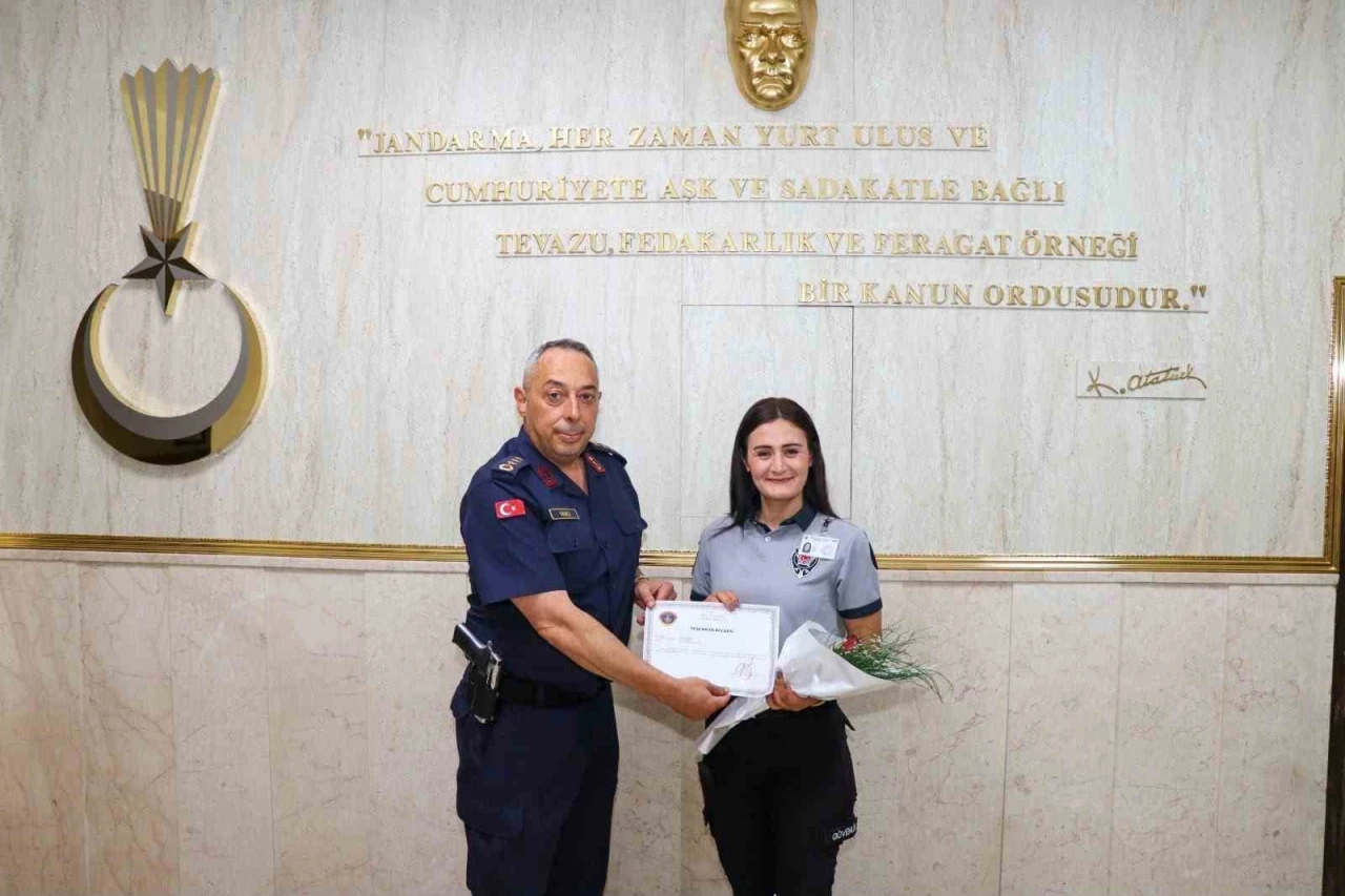 İl Jandarma Komutanı Vanlı, &ouml;zel g&uuml;venlik g&ouml;revlilerini ağırladı
