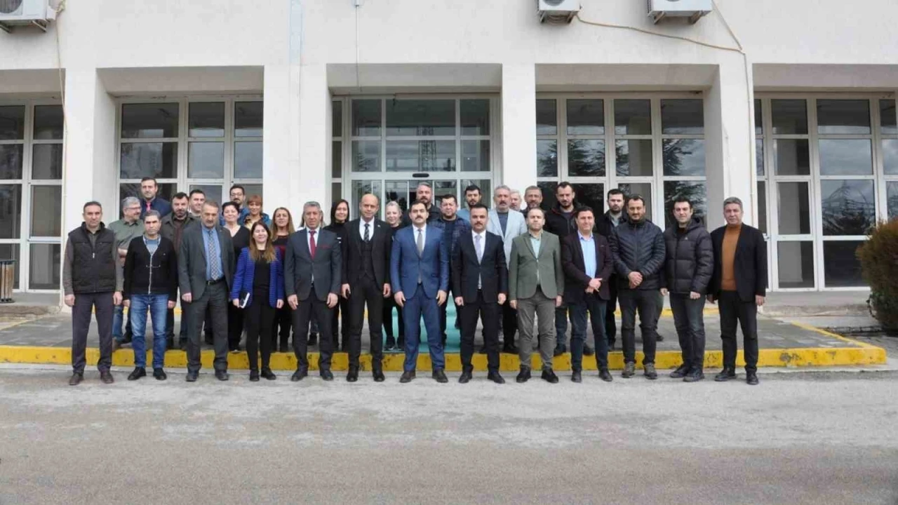 İl Özel İdaresi personelinden kaymakam Dalan’a veda programı