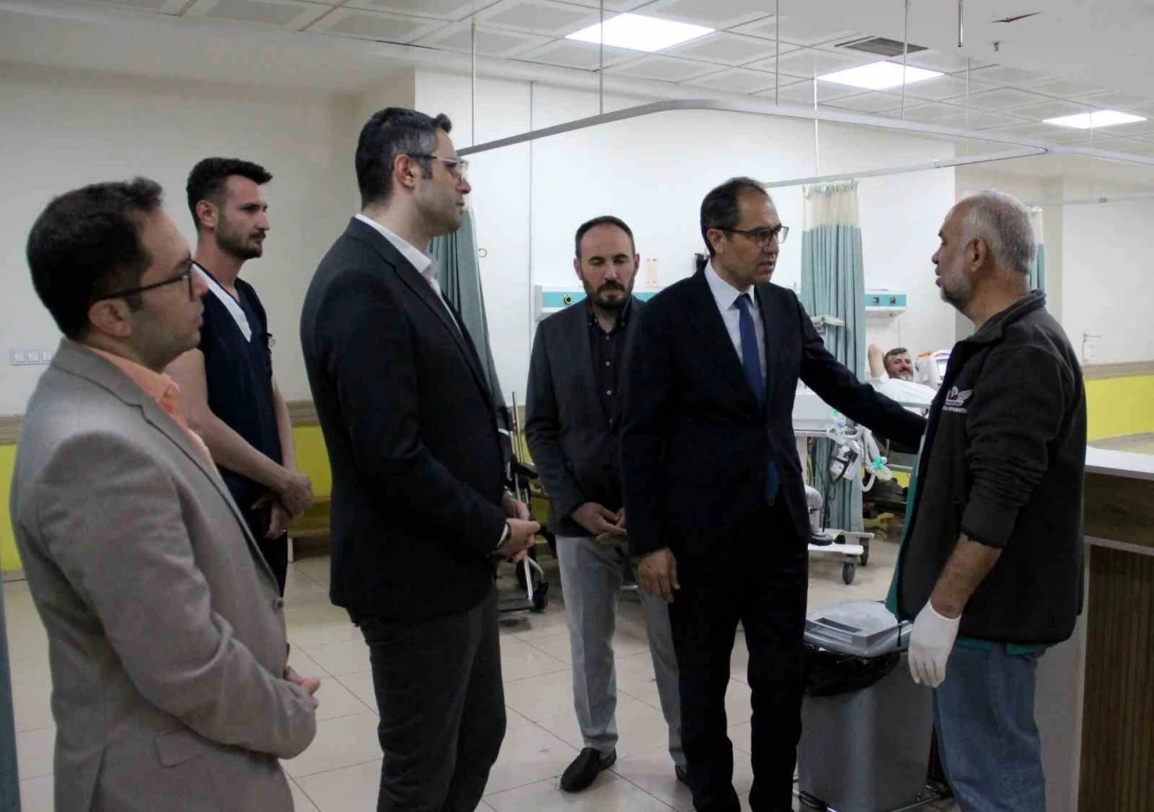İl Sağlık M&uuml;d&uuml;r&uuml; Erşan&rsquo;dan Kayseri Devlet Hastanesi&rsquo;nde inceleme
