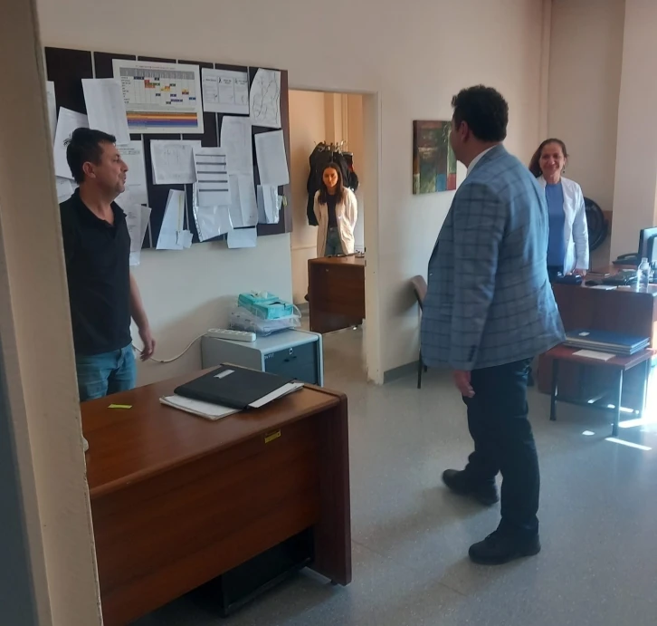 İl Sağlık M&uuml;d&uuml;r&uuml; Prof. Dr. Bilge il&ccedil;e gezilerine devam ediyor
