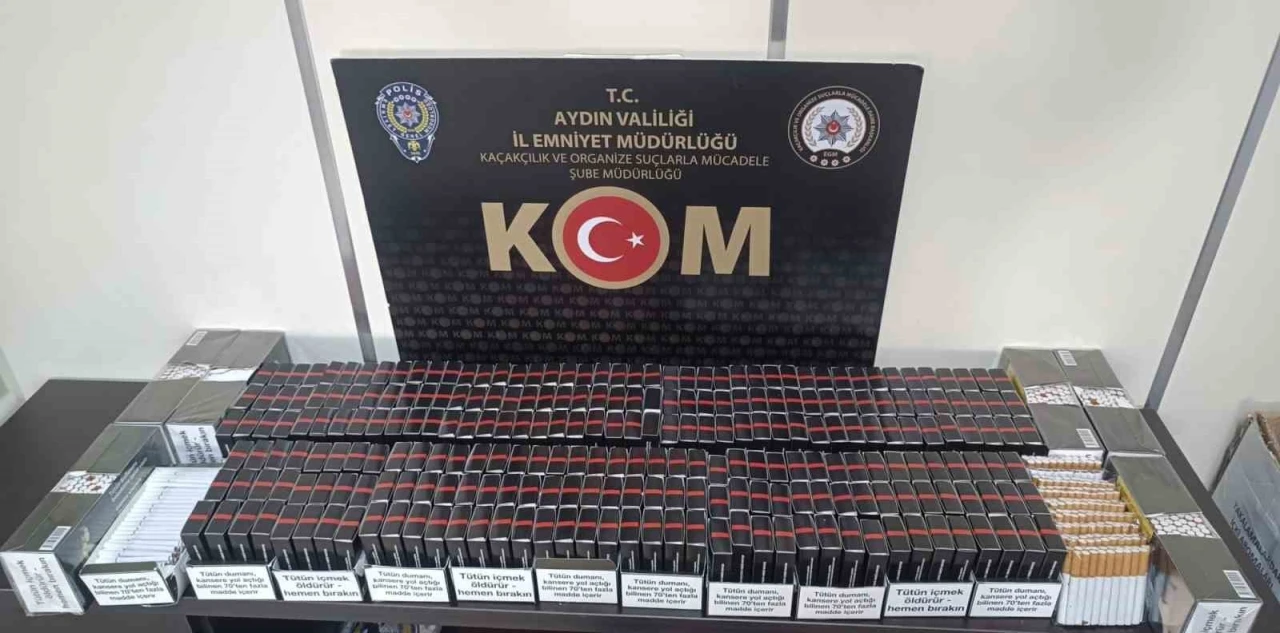 İncirliova’da KOM ekiplerinden kaçakçılık baskını
