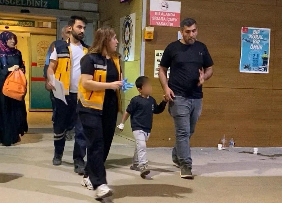 İneg&ouml;l&rsquo;de elektrik akımına kapılan 4 yaşındaki &ccedil;ocuk hastanelik oldu
