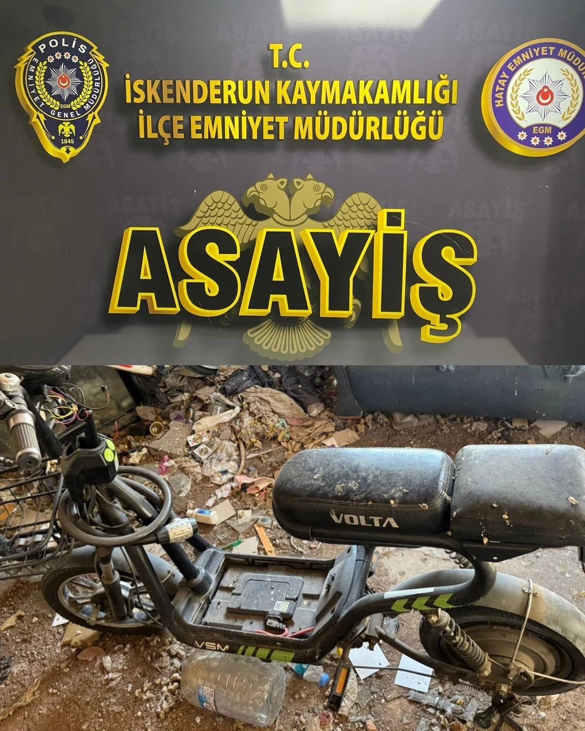 İskenderun’un motosiklet hırsızı yakalandı
