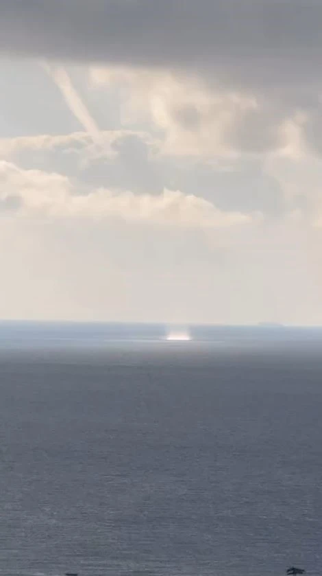 İstanbul’da  hortum görüldü
