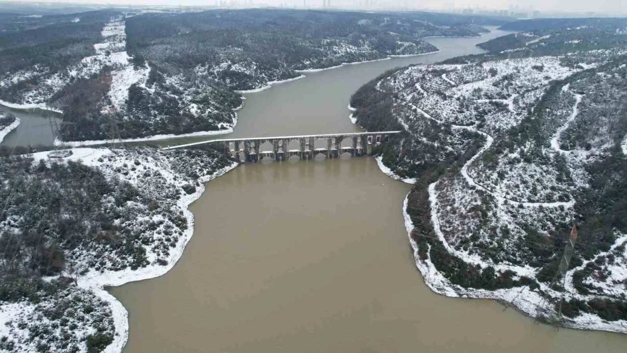 İstanbul’da kar yağışı etkili olurken barajlardaki doluluk oranı yüzde 70’i geçti