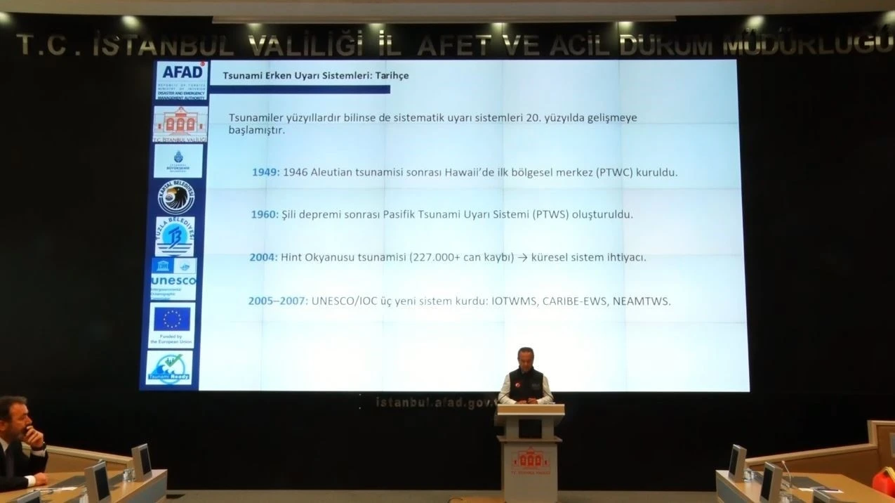 İstanbul’da tsunami erken uyarı ve tahliye planlama toplantısı yapıldı
