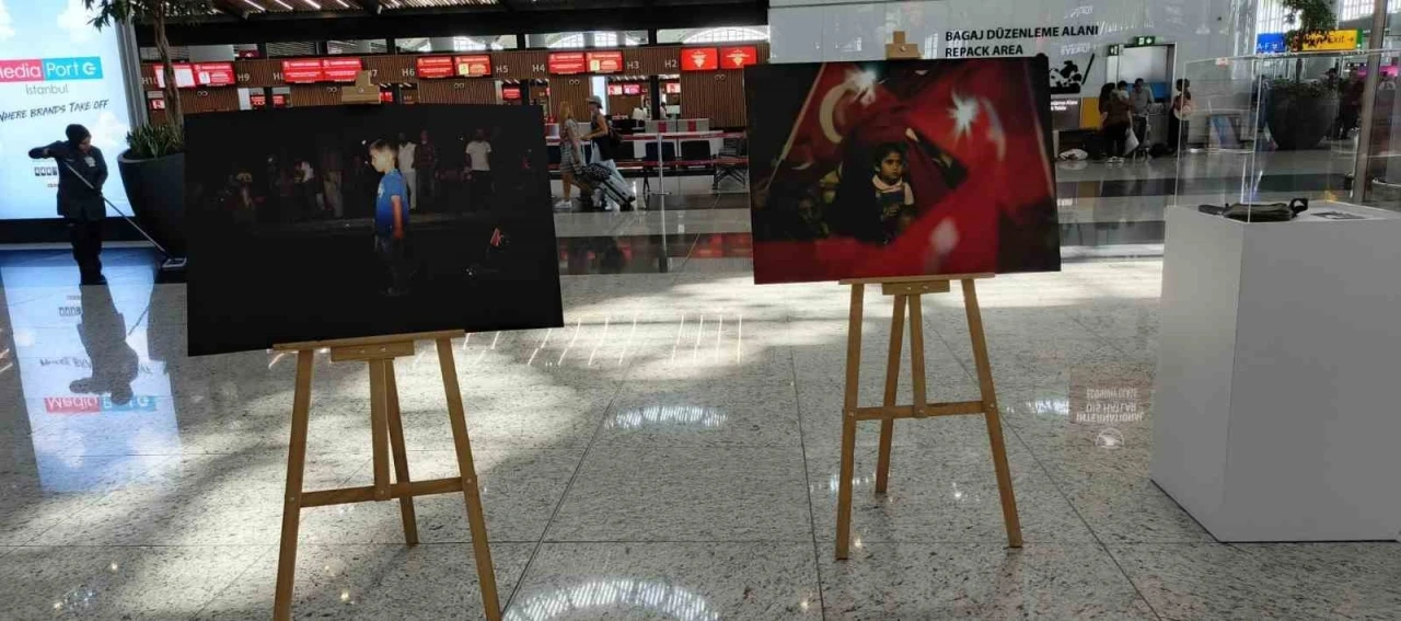 İstanbul Havalimanı’nda &quot;15 Temmuz Demokrasi ve Milli Birlik Günü&quot; sergisi açıldı
