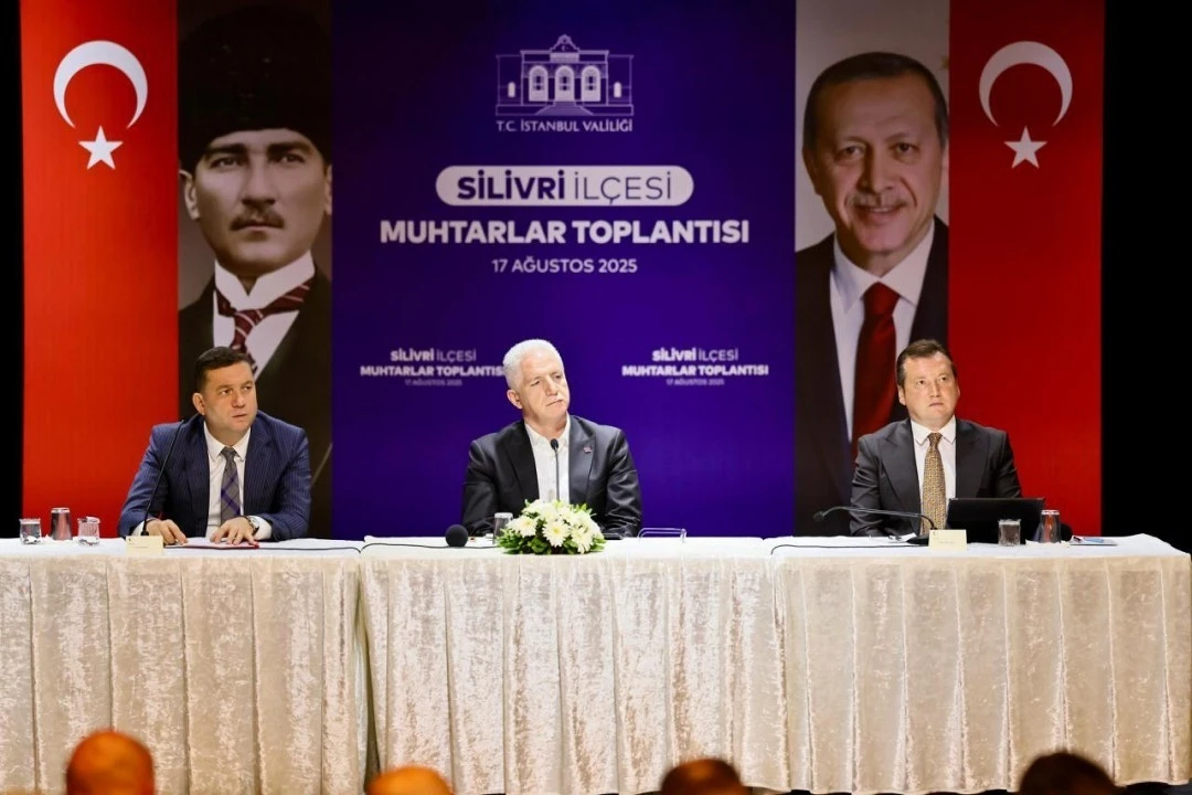 İstanbul Valisi Gül, Silivri’de muhtarlarla bir araya geldi
