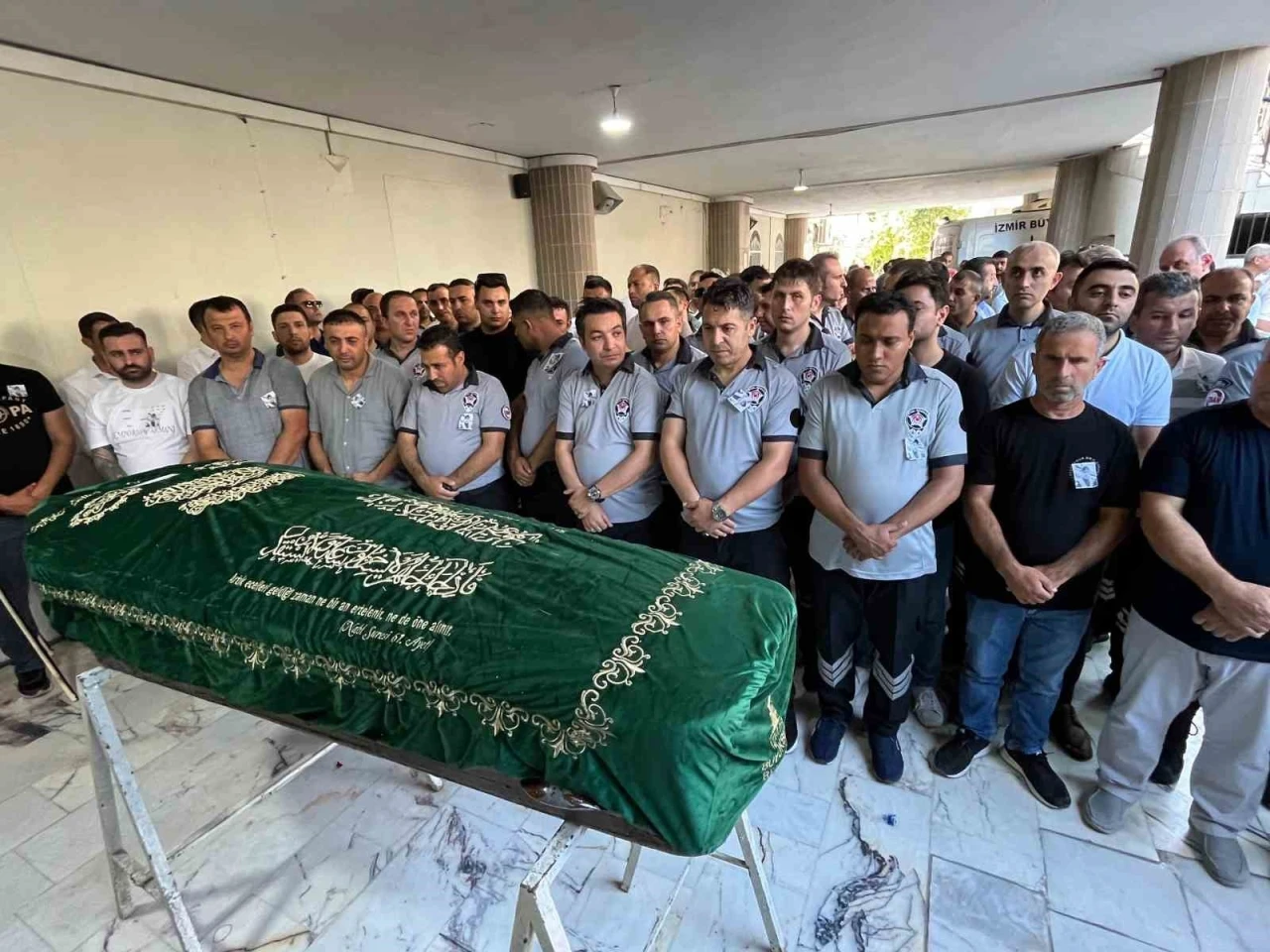 İZBAN’da saldırıya uğrayan güvenlik görevlisine acı veda
