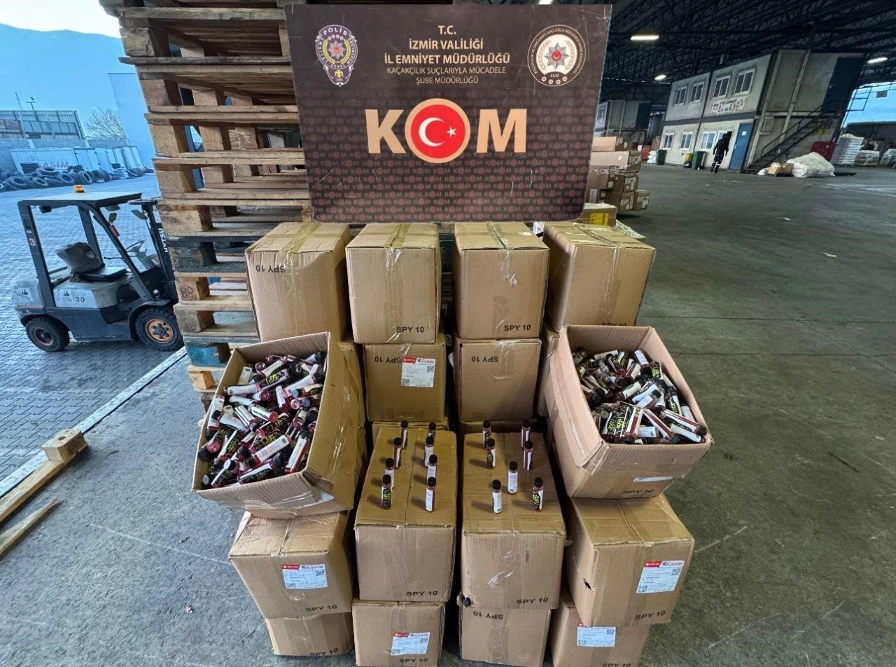 İzmir’de 15 milyon liralık kaçakçılık operasyonu: 7 tutuklama
