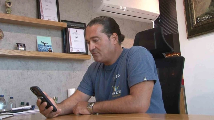 İzmir&rsquo;de oltaya takılan orkinos 100 bin liralık oltayı g&ouml;t&uuml;rd&uuml;
