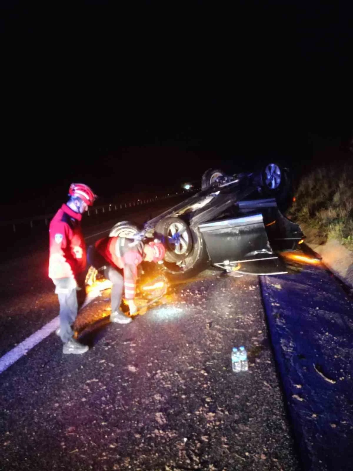 İzmir-İstanbul Otoyolu&rsquo;nda trafik kazası: 4 yaralı
