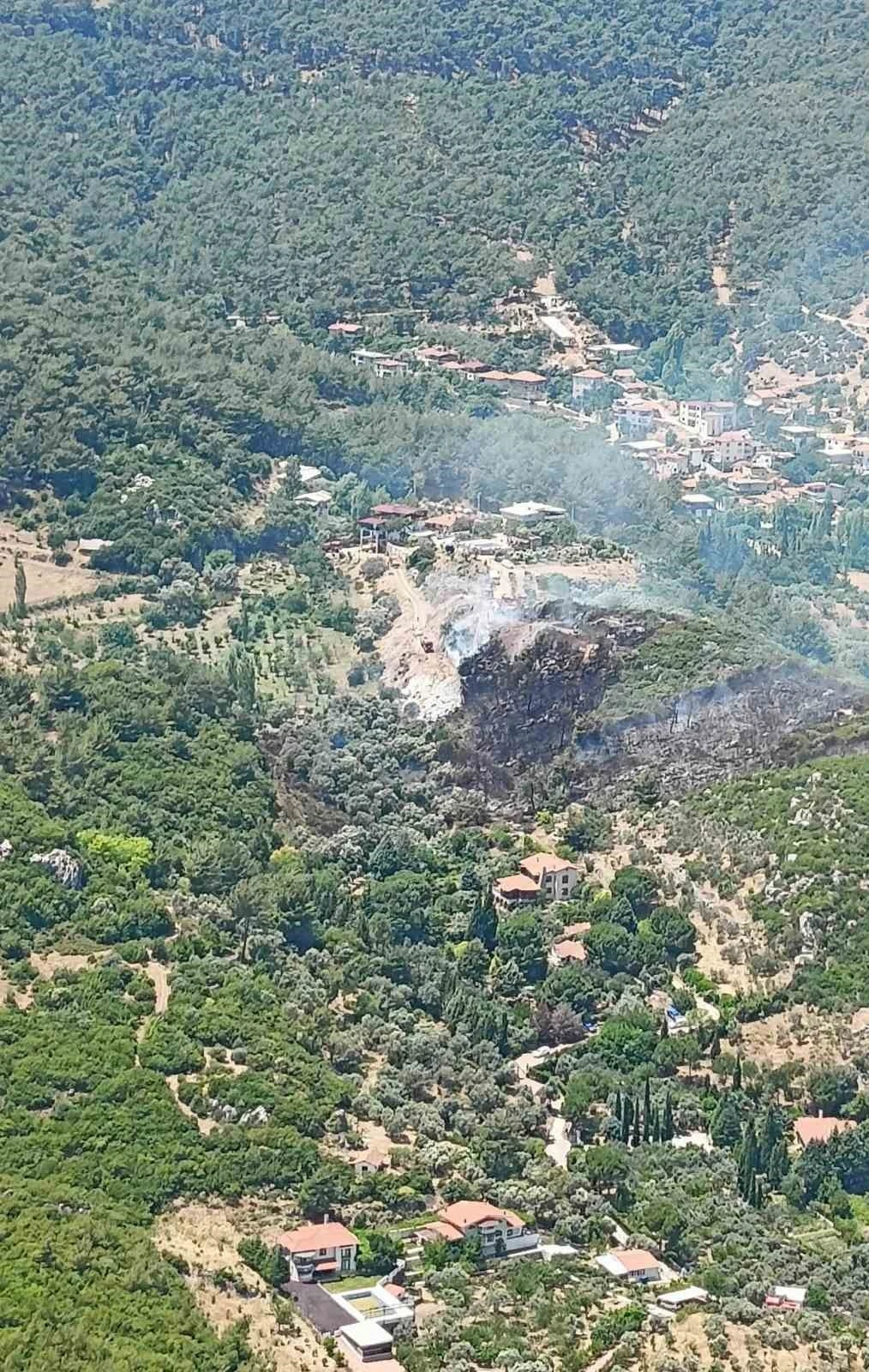 İzmir Kemalpaşa’da orman yangını
