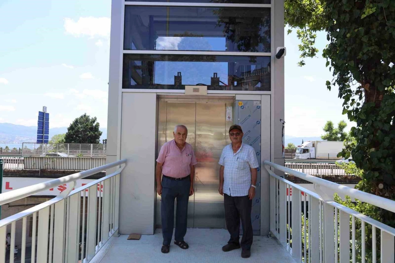 İzmit Tren Garı’ndaki asansör hizmete alındı

