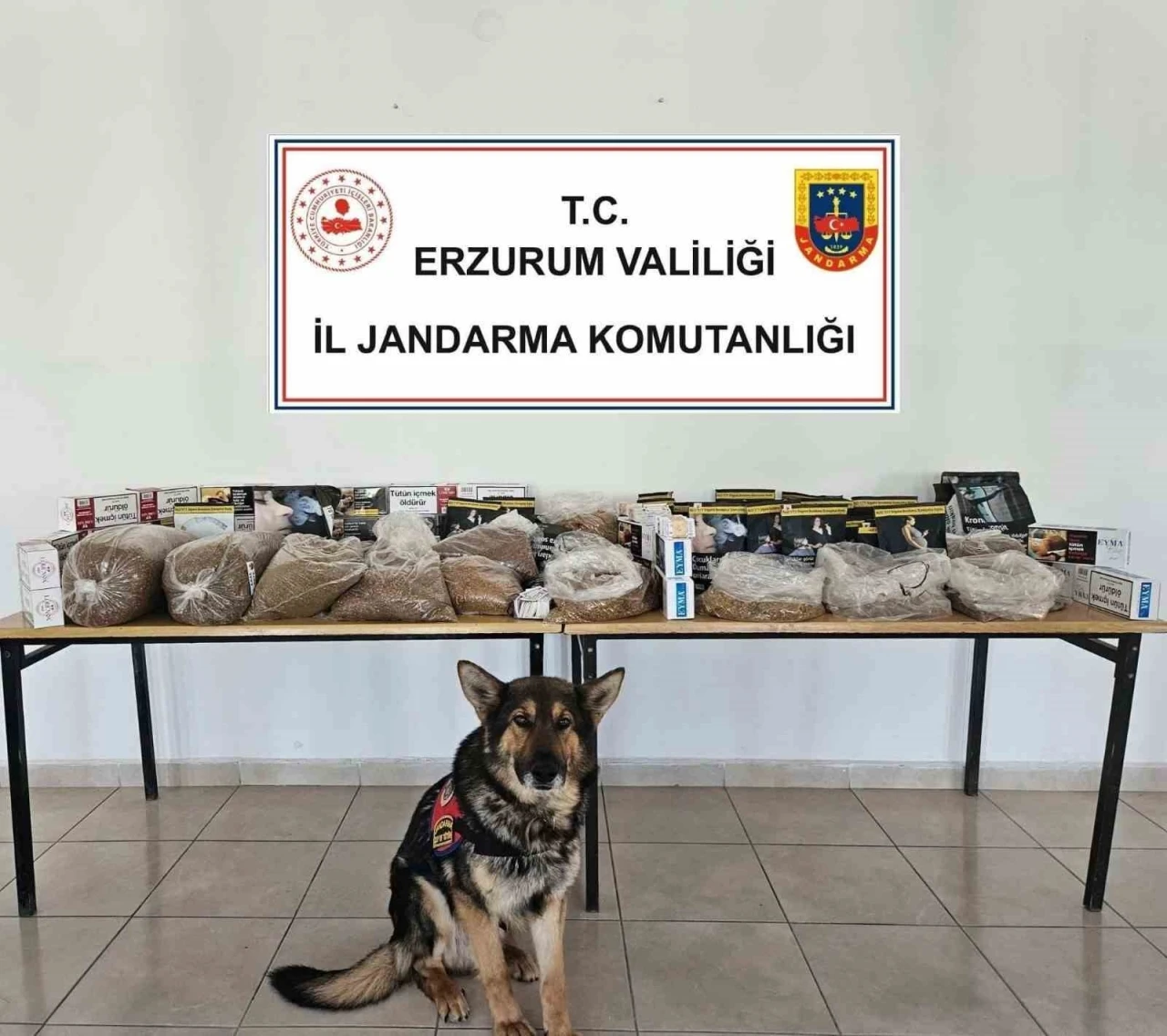 Jandarmadan kaçak tütün operasyonu
