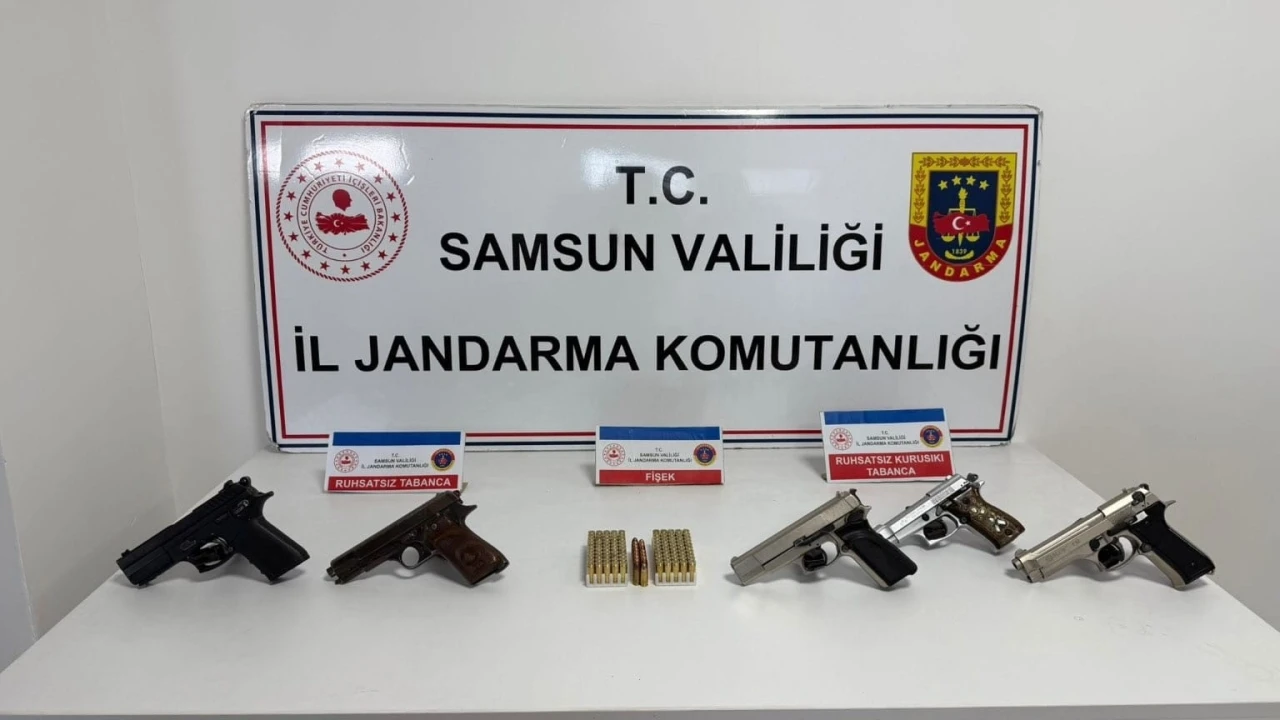 Jandarmadan ruhsatsız silah operasyonu