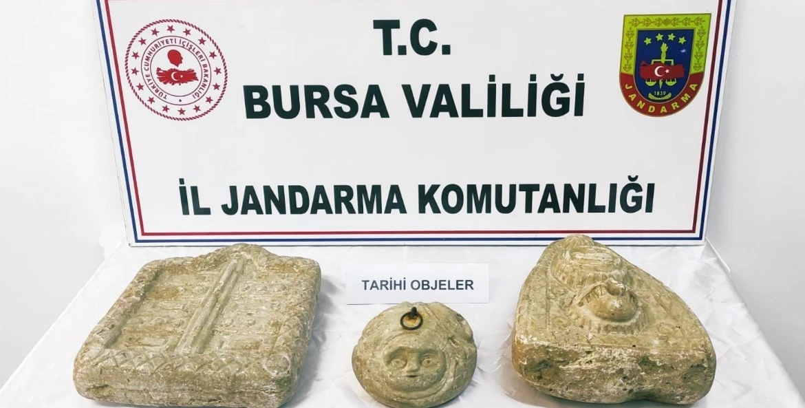 Jandarmadan tarihi eser operasyonu: 2 gözaltı
