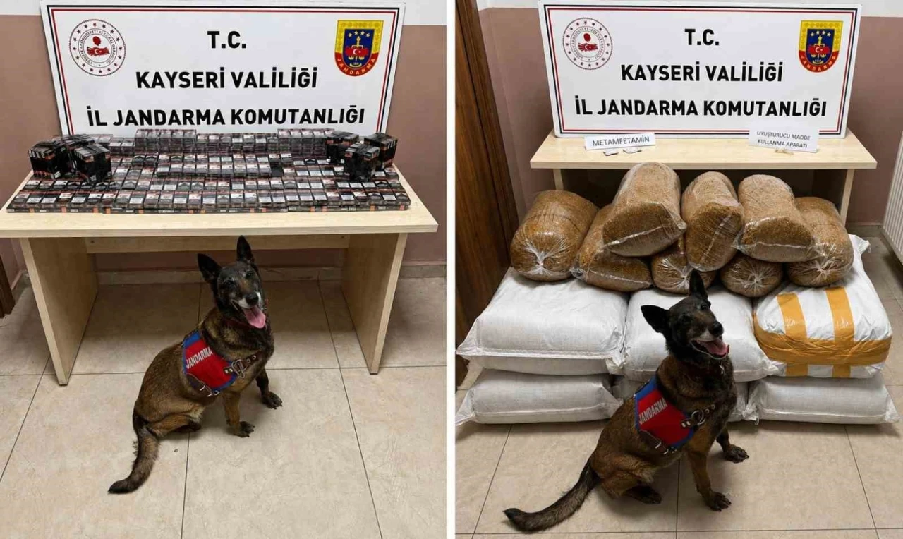 Jandarmadan uyuşturucu ve ka&ccedil;ak&ccedil;ılık operasyonu: 200 kilogram ka&ccedil;ak t&uuml;t&uuml;n ele ge&ccedil;irildi
