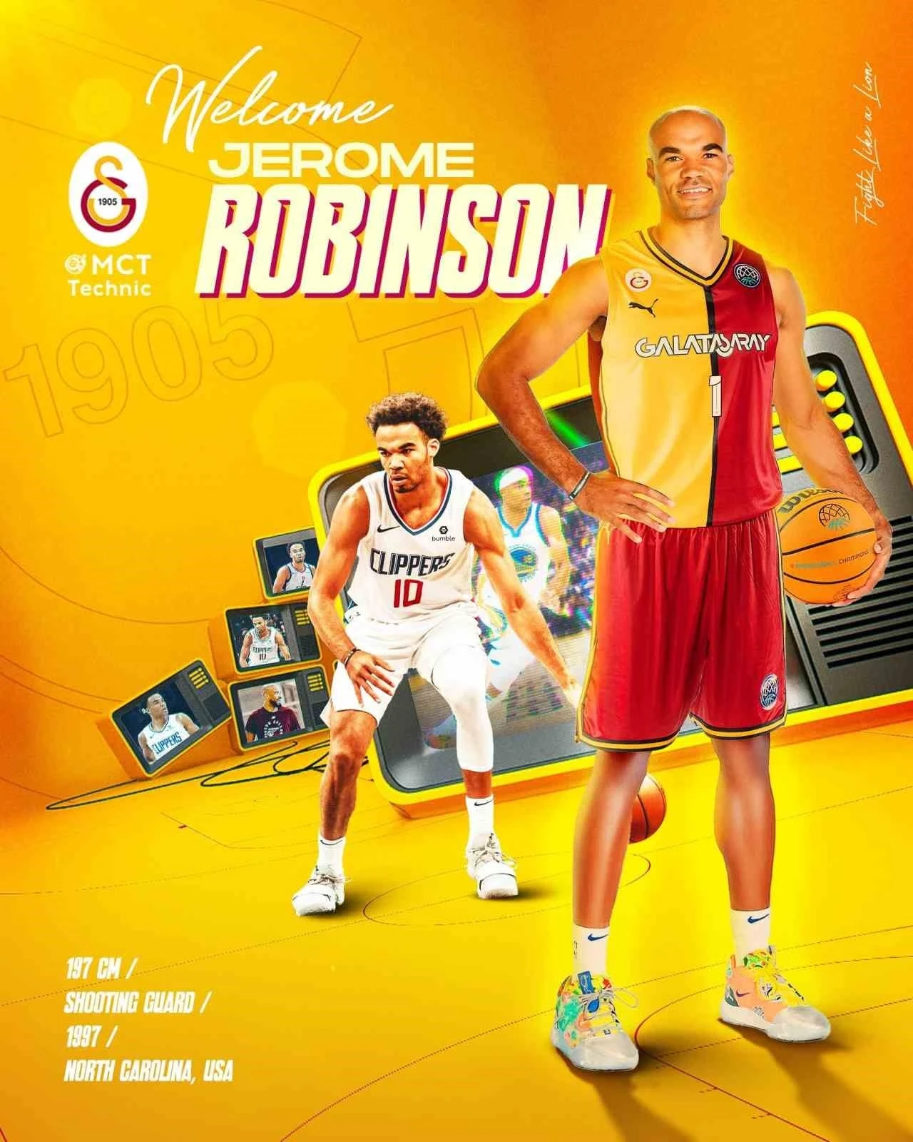 Jerome Robinson, Galatasaray’da
