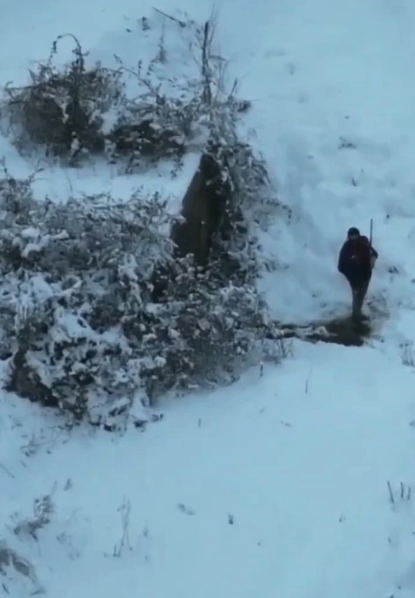 Ka&ccedil;ak avcılar dronla tespit edildi
