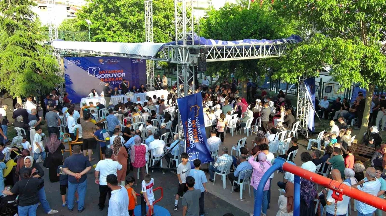Kağıthane&rsquo;de vatandaş sordu, Başkan &Ouml;ztekin cevapladı
