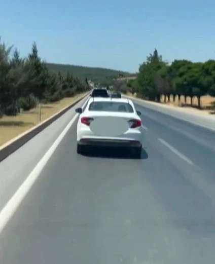 Kahramanmaraş’ta ambulansa yol veremeyen sürücü
