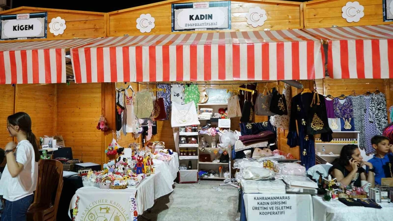 Kahramanmaraş’ta kadınların el emekleri fuarda sergileniyor
