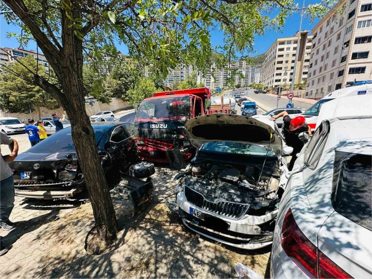 Kahramanmaraş’ta trafik kazası:  3 yaralı
