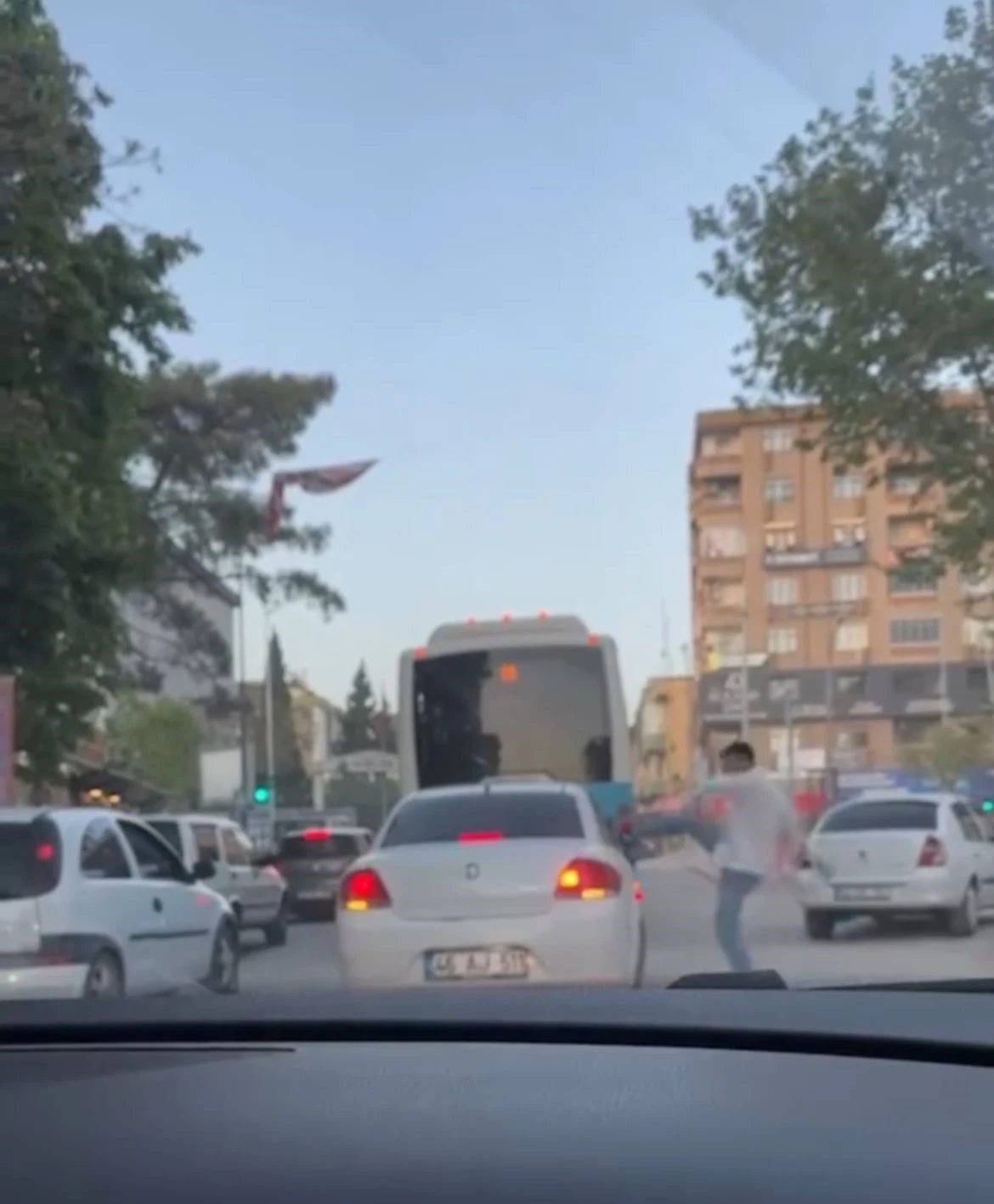 Kahramanmaraş’ta trafikte kavga
