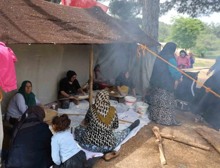 Kahramanmaraş’ta Yörüklerin bazlama şenliği
