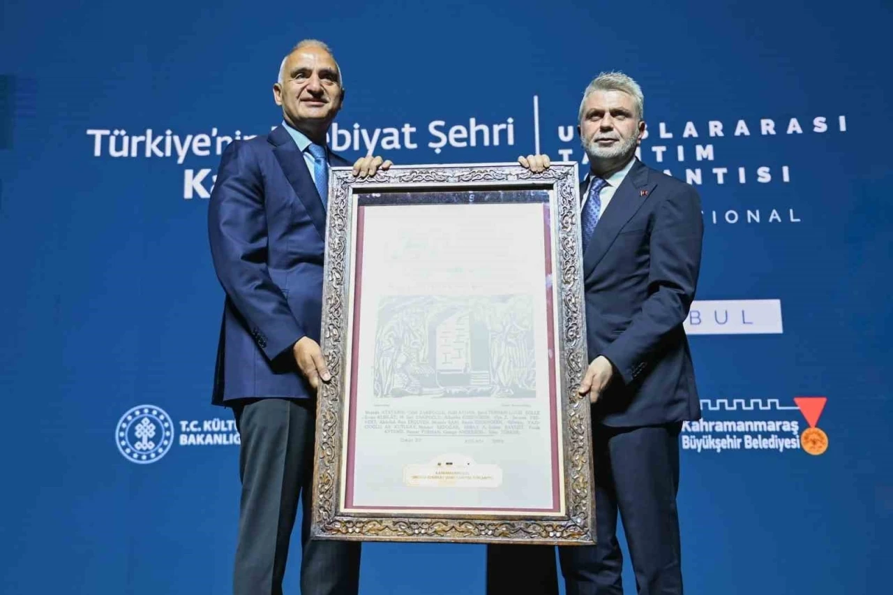 Kahramanmaraş UNESCO&rsquo;nun &lsquo;Edebiyat Şehri&rsquo; oldu
