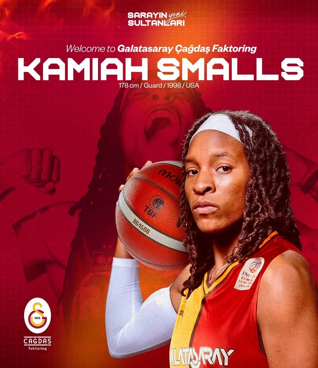 Kamiah Smalls, Galatasaray’da
