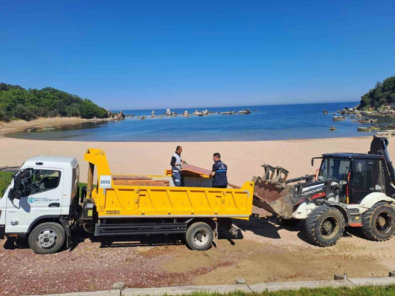 Kandıra plajları yeni sezona hazırlanıyor
