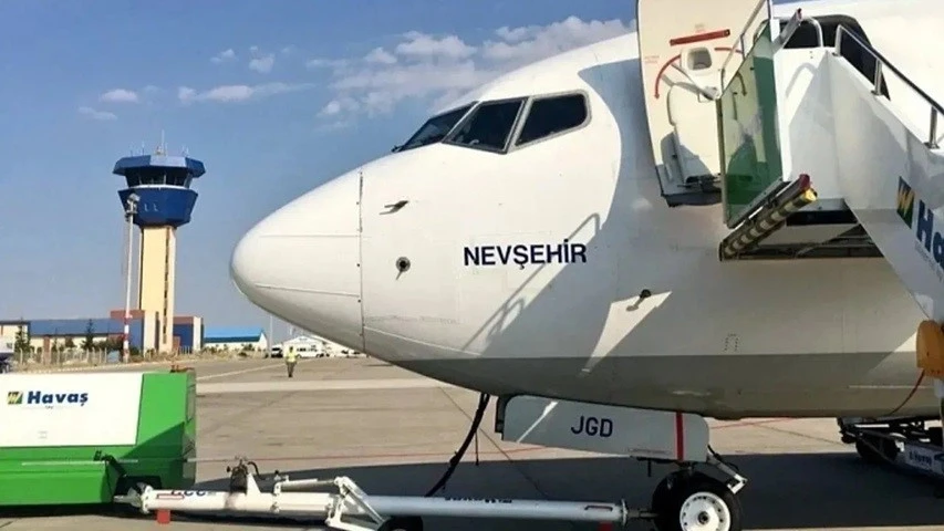 Kapadokya Havalimanı’nda yolcu trafiği 250 bini geçti
