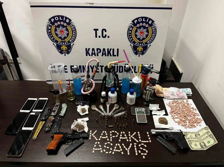 Kapaklı&rsquo;da 2 mahalleye uyuşturucu operasyonu
