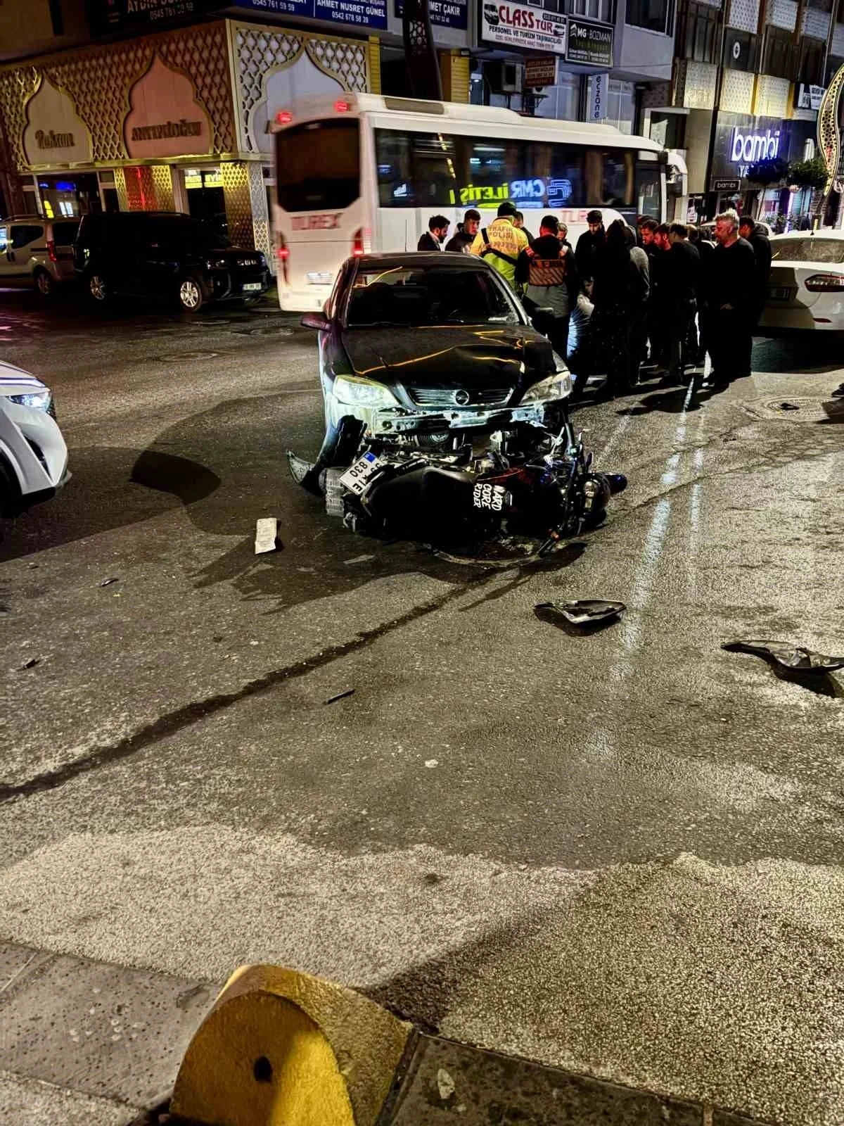 Kapaklı’da bulvar üzerinde kaza: 1 yaralı
